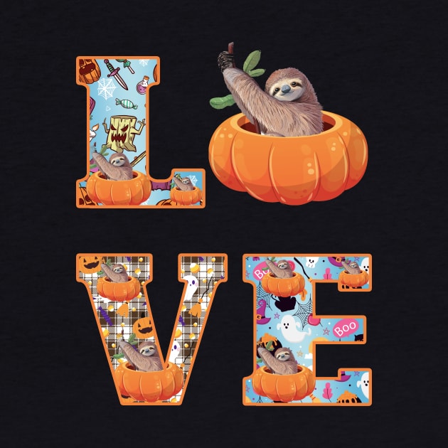 Cute Sloth Pumpkin Halloween Costume by Pelman